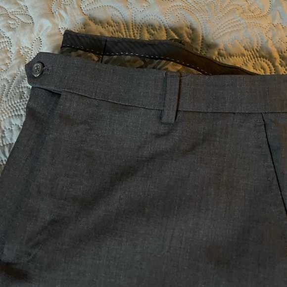Joseph Abboud Size 34 Men’s Dark Grey Dress Pants - Picture 3 of 6